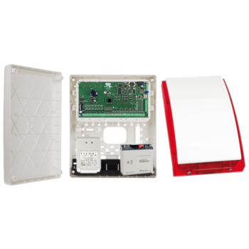 ZESTAW ALARMOWY SATEL INTEGRA 128 + OPU-3P + AWT682 + AKUMULATOR 17Ah + SYRENA SP-4001R